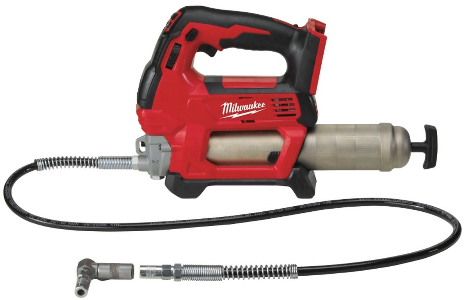Pildil on Milwaukee M18 POWERPACK FPP3AK-523B, mis sisaldab punast ja musta värvi aku tööriista, mis on komplekteeritud...